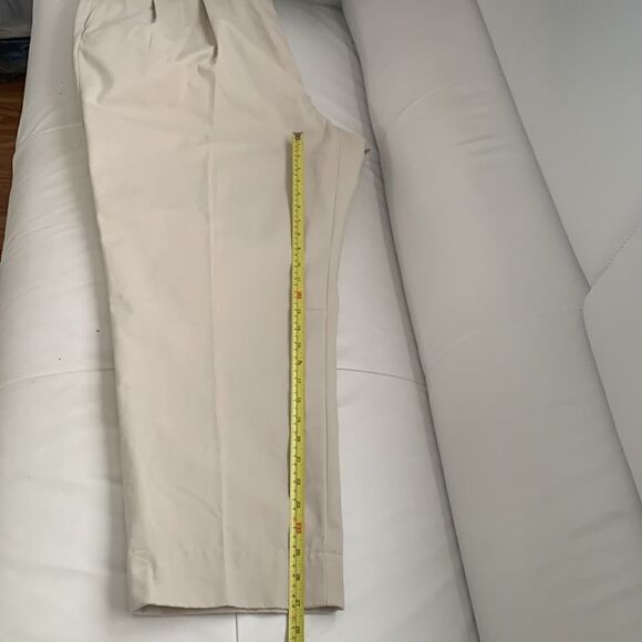 Eddie Bauer Relaxed Fit Wrinkle Resistant Cotton Beige Men’s Pants Size 48 - Picture 4 of 11